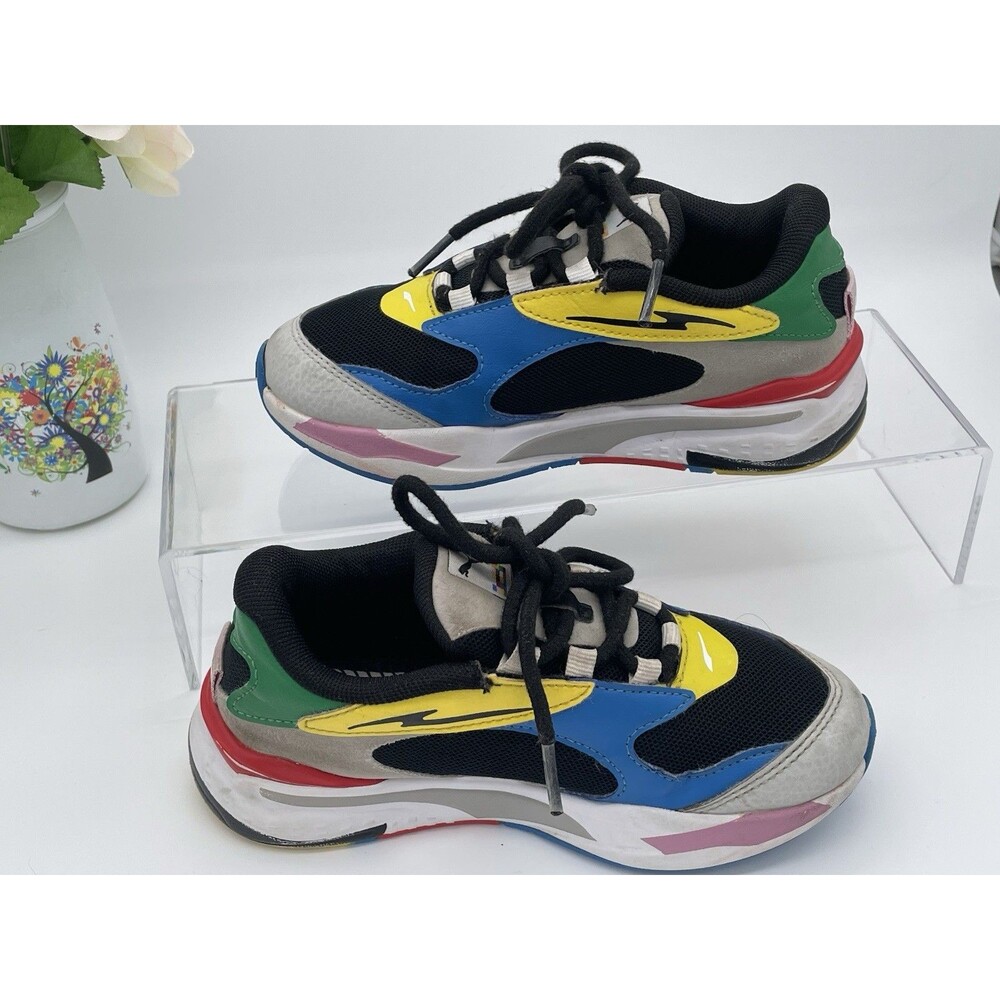 PUMA RS-Fast Jr International Flags 381563-01 Size 13C Youth Kids Running Sport - Picture 6 of 14